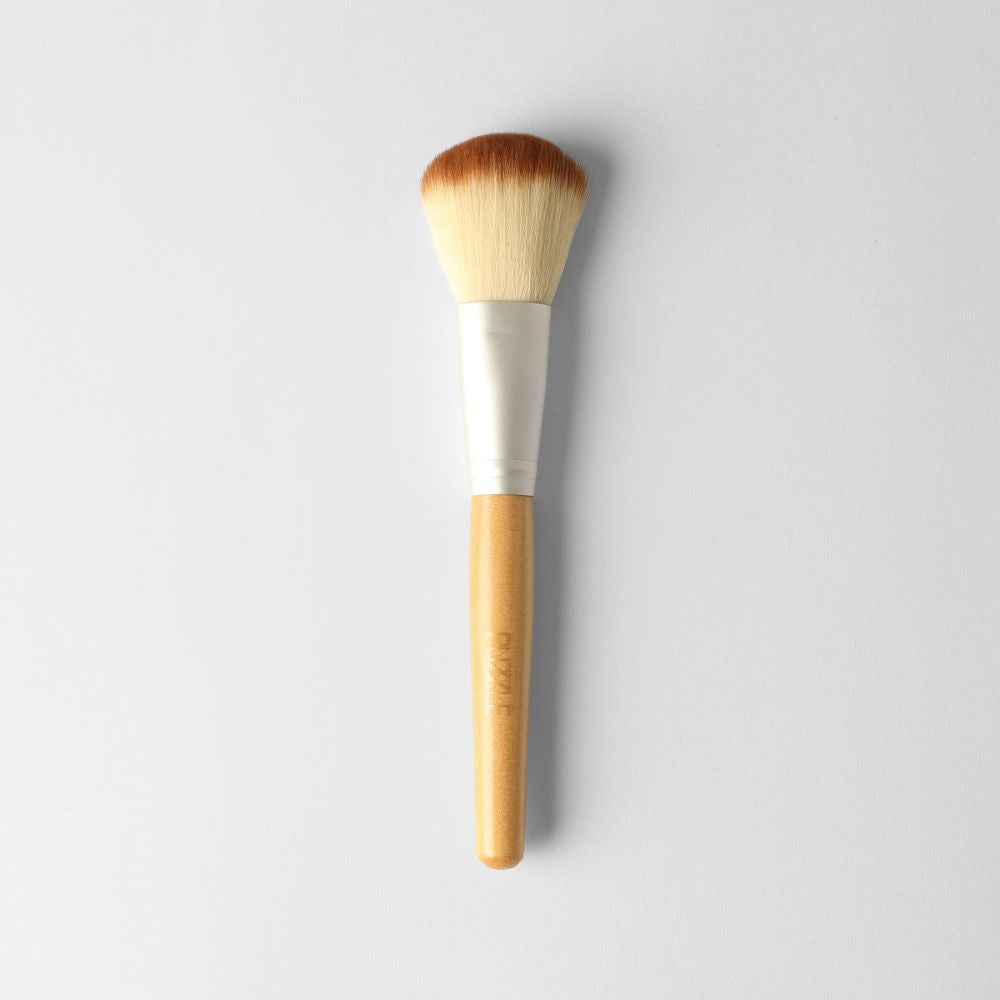 Puzzle Makeup Powder Brush - vegan soft powder brush for smooth, even application and blending