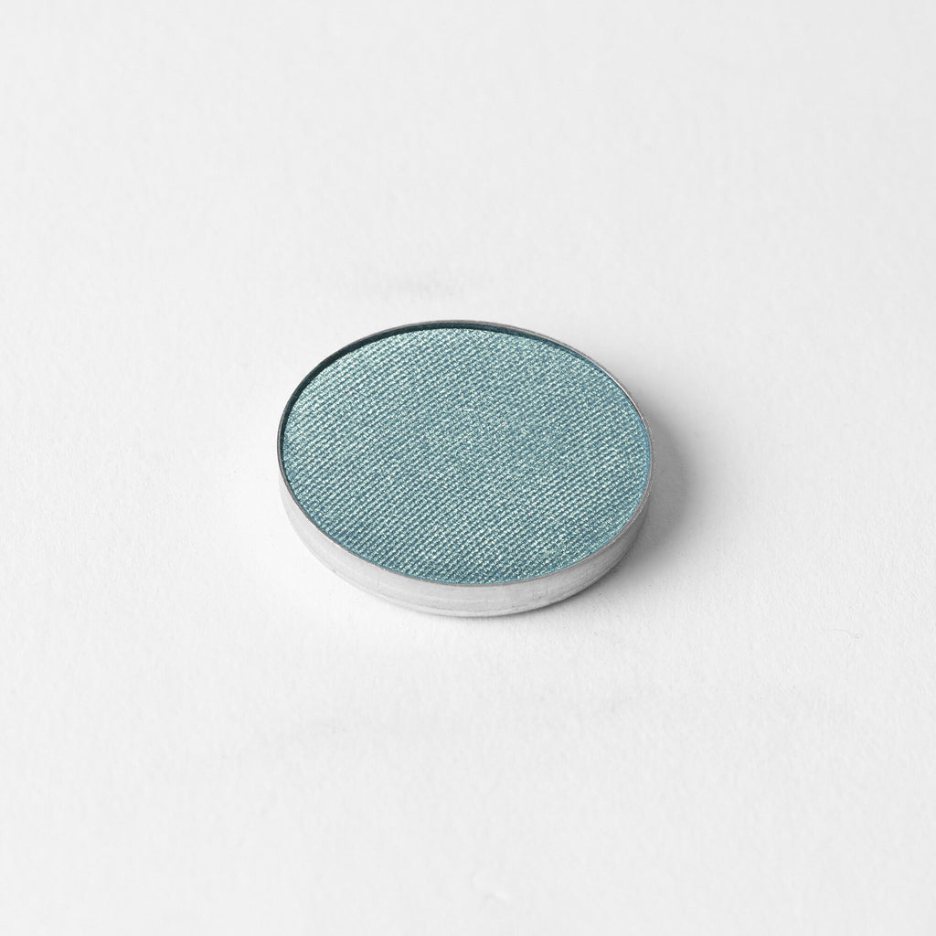 Aquamarine Pressed Eyeshadow – vegan, buildable, blendable, multiuse, skin-loving formula by Puzzle Makeup