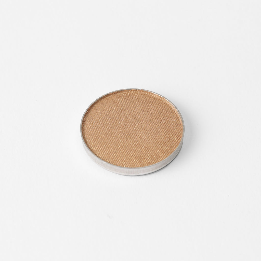 Citrine Pressed Eyeshadow – vegan, buildable, blendable, multiuse, skin-loving formula by Puzzle Makeup