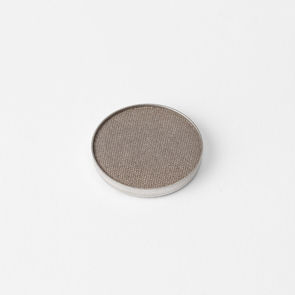 Golden Pewter Pressed Eyeshadow – vegan, buildable, blendable, multiuse, skin-loving formula by Puzzle Makeup