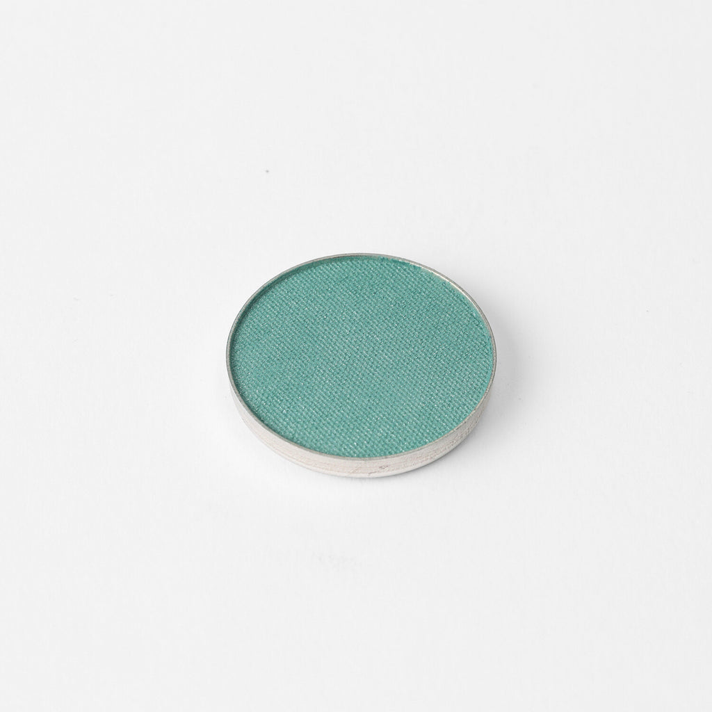 Lagoon Pressed Eyeshadow – vegan, buildable, blendable, multiuse, skin-loving formula by Puzzle Makeup