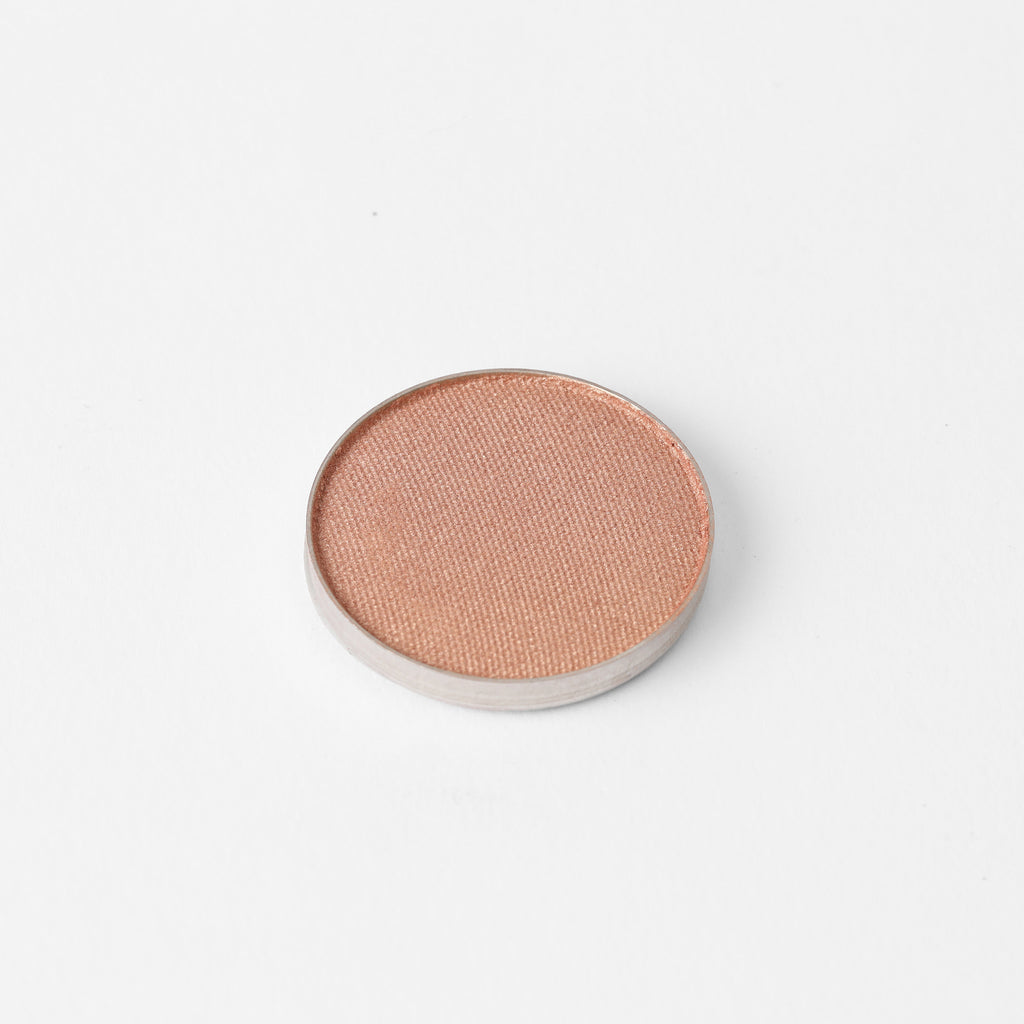 Morganite Pressed Eyeshadow – vegan, buildable, blendable, multiuse, skin-loving formula by Puzzle Makeup