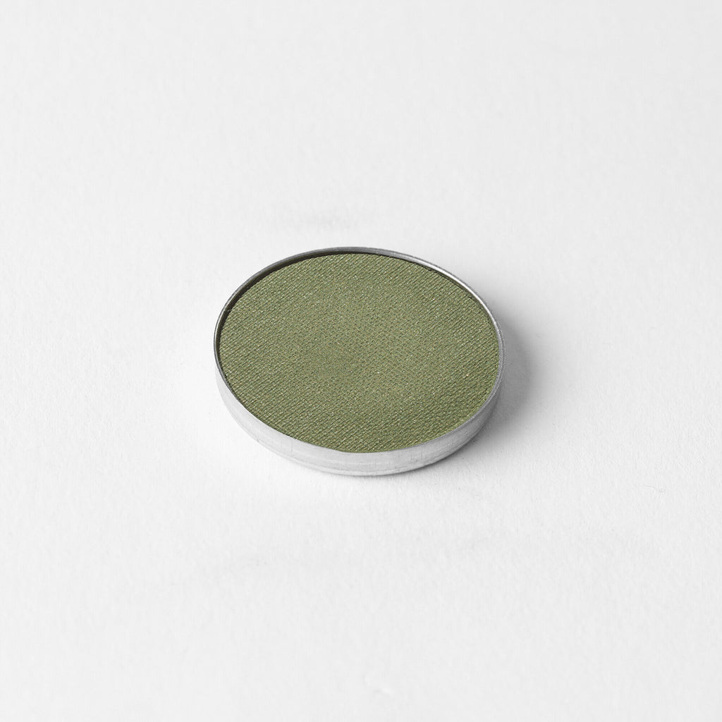Olive Tree Pressed Eyeshadow – vegan, buildable, blendable, multiuse, skin-loving formula by Puzzle Makeup