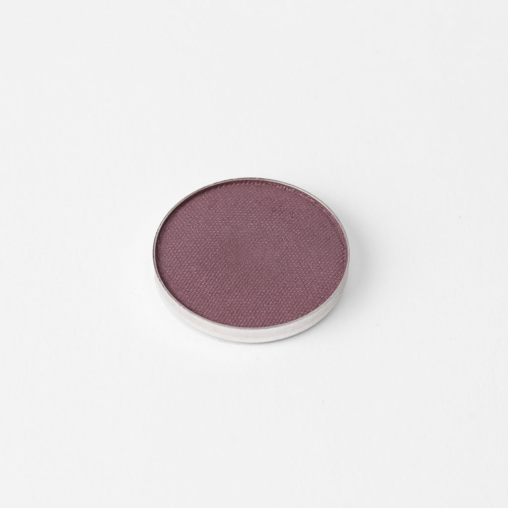 Plum Pressed Eyeshadow – vegan, buildable, blendable, multiuse, skin-loving formula by Puzzle Makeup