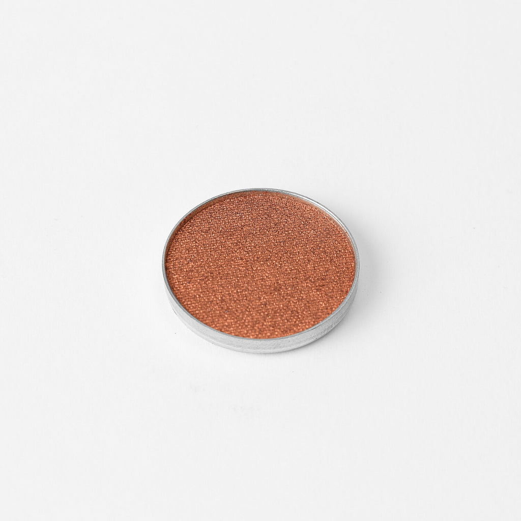 Tiger Lily Pressed Eyeshadow – vegan, buildable, blendable, multiuse, skin-loving formula by Puzzle Makeup