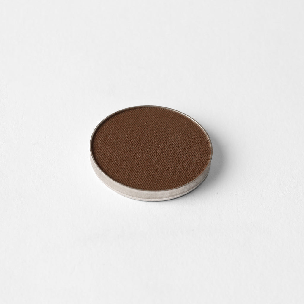 Chestnut Pressed Eyeshadow – vegan, buildable, blendable, multiuse, skin-loving formula by Puzzle Makeup
