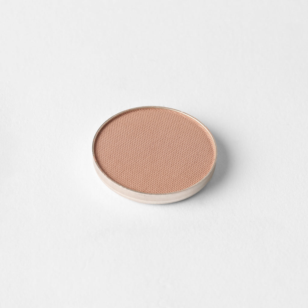 Desert Sand Pressed Eyeshadow – vegan, buildable, blendable, multiuse, skin-loving formula by Puzzle Makeup