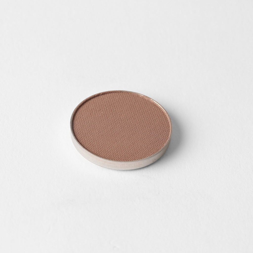 Driftwood Pressed Eyeshadow – vegan, buildable, blendable, multiuse, skin-loving formula by Puzzle Makeup