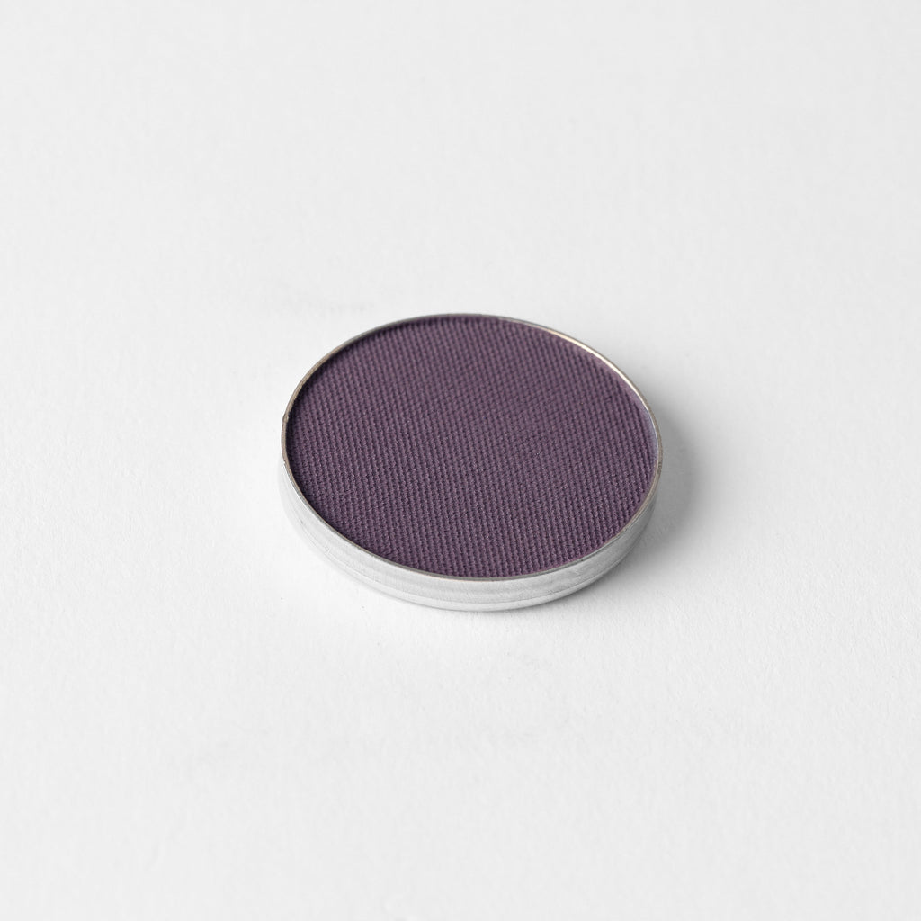 Midnight Iris Pressed Eyeshadow – vegan, buildable, blendable, multiuse, skin-loving formula by Puzzle Makeup