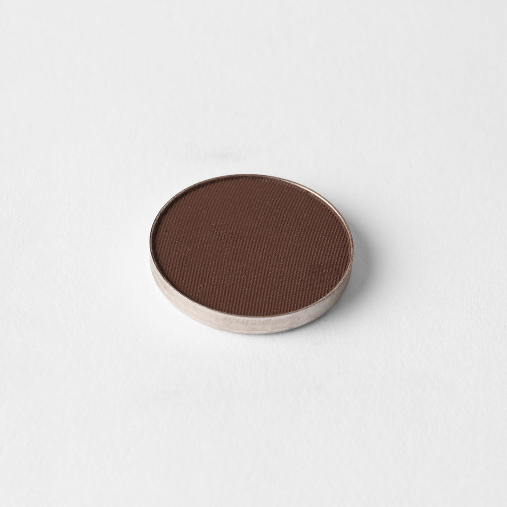 Pine Cone Pressed Eyeshadow – vegan, buildable, blendable, multiuse, skin-loving formula by Puzzle Makeup