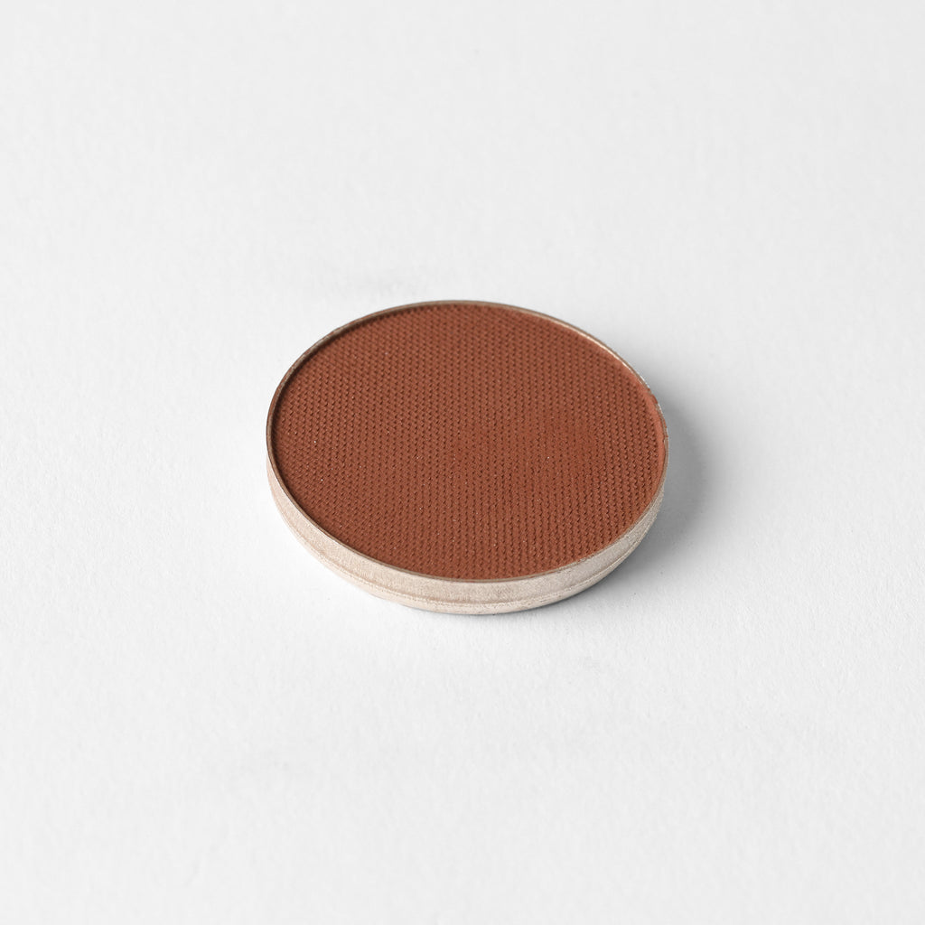 Sienna Pressed Eyeshadow – vegan, buildable, blendable, multiuse, skin-loving formula by Puzzle Makeup