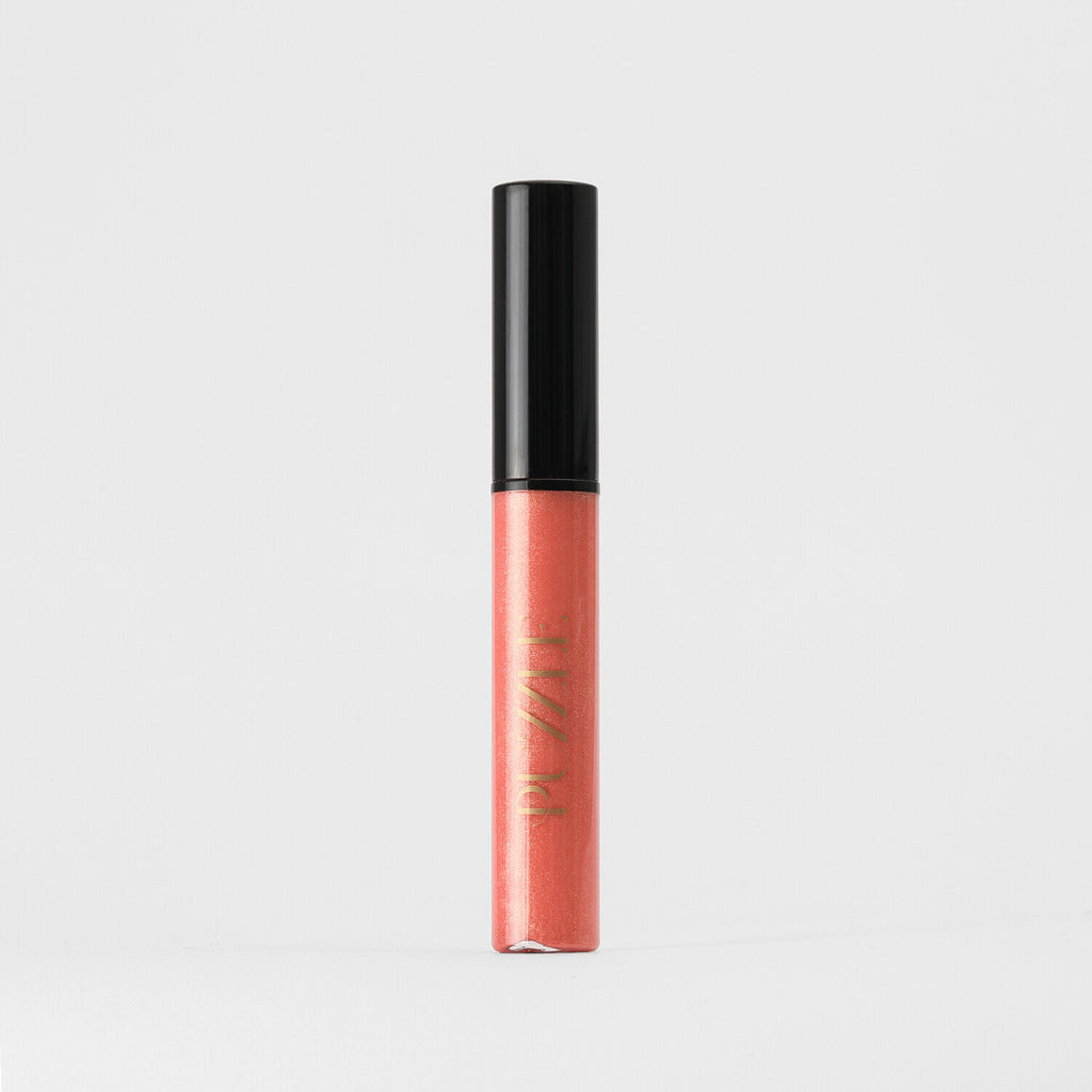 Coral Reef Lip Gloss – vegan, buildable, blendable, multiuse, skin-loving formula by Puzzle Makeup