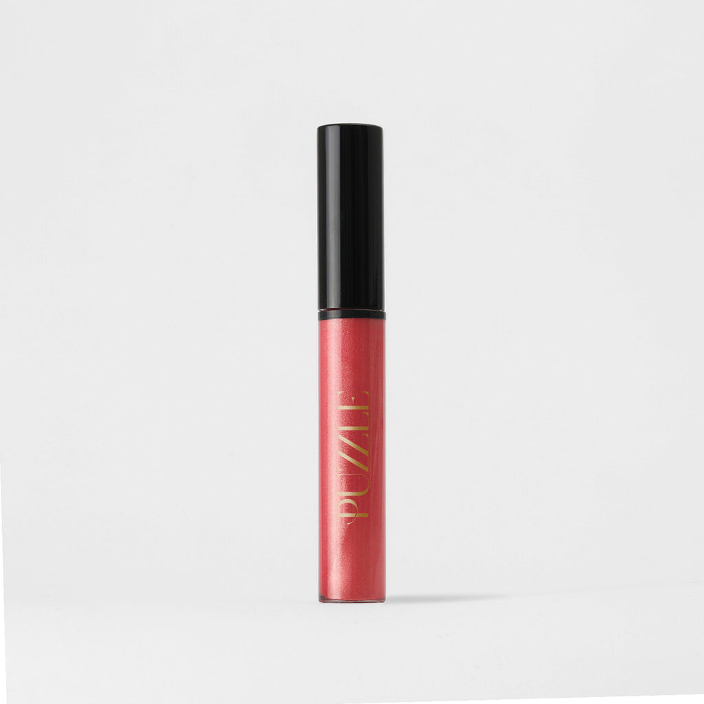 Cosmopolitan Lip Gloss – vegan, buildable, blendable, multiuse, skin-loving formula by Puzzle Makeup