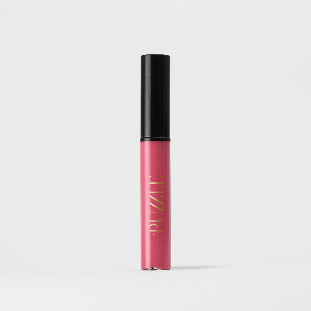 Foxglove Lip Gloss – vegan, buildable, blendable, multiuse, skin-loving formula by Puzzle Makeup
