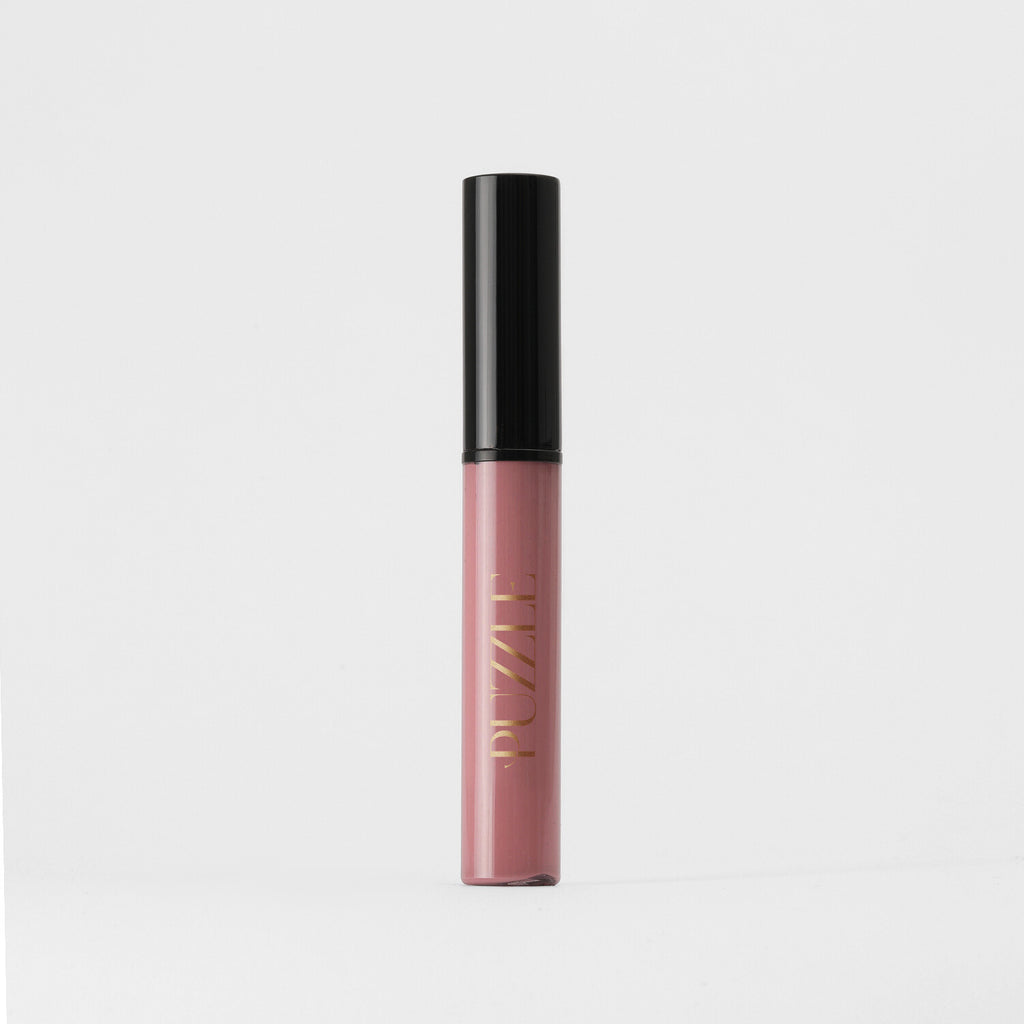 Rosé Lip Gloss – vegan, buildable, blendable, multiuse, skin-loving formula by Puzzle Makeup