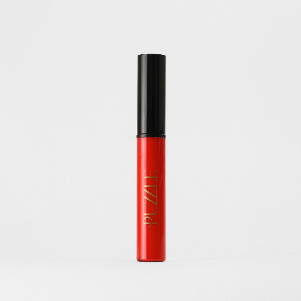 Ruby Lip Gloss – vegan, buildable, blendable, multiuse, skin-loving formula by Puzzle Makeup