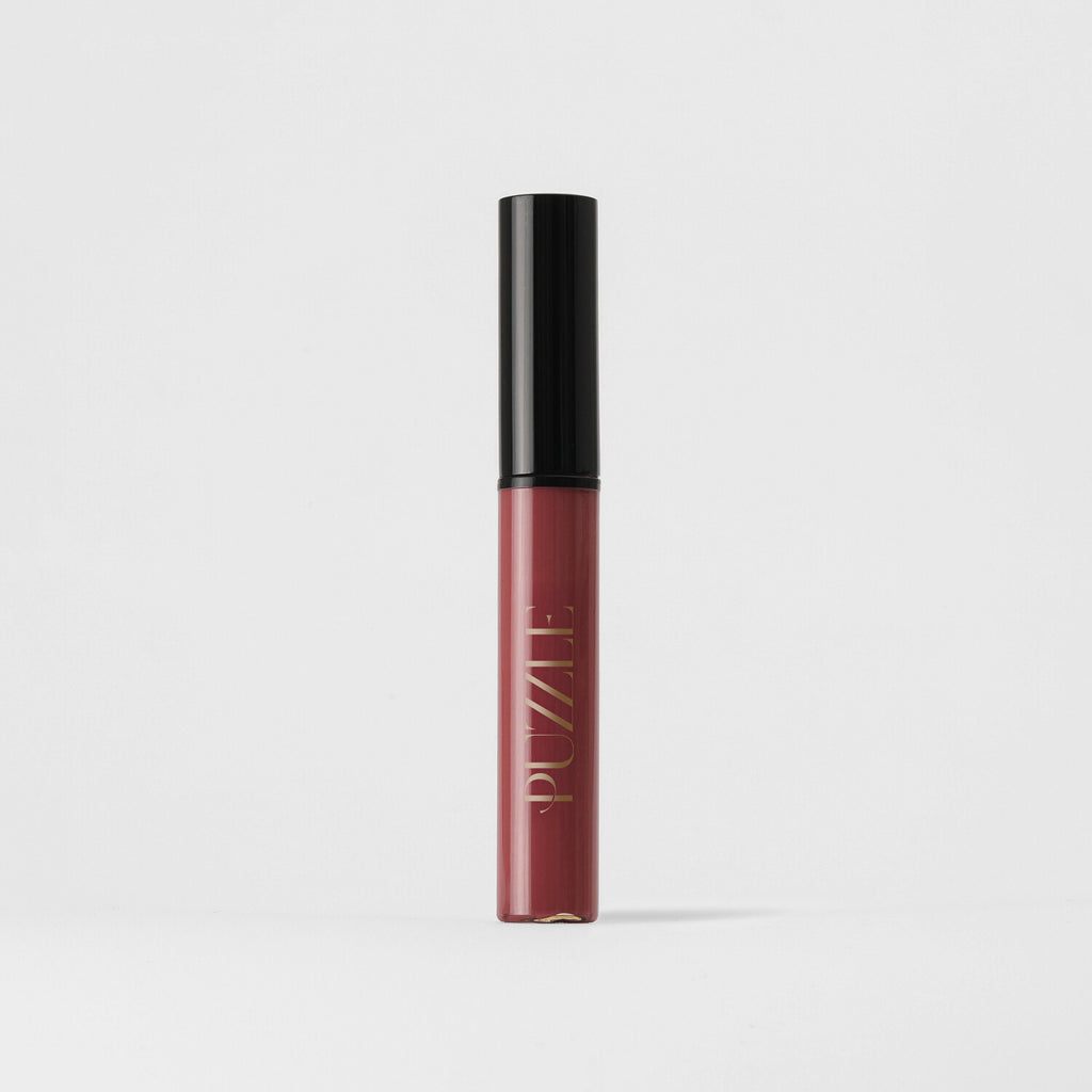 Cedar Lip Stain – vegan, buildable, blendable, multiuse, skin-loving formula by Puzzle Makeup