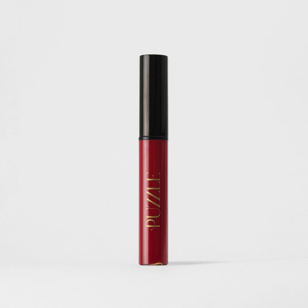 Pomegranate Lip Stain – vegan, buildable, blendable, multiuse, skin-loving formula by Puzzle Makeup