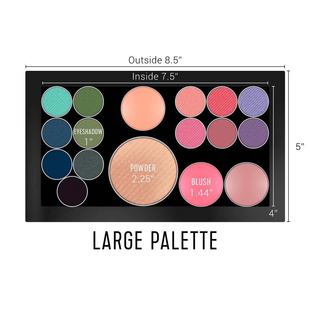 double sided empty magnetic makeup palette｜TikTok Search